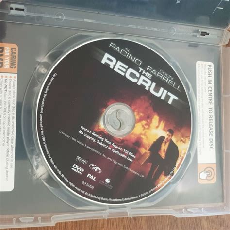 The Recruit Dvd R Like New Free Post Al Pacino Colin Farrell Bridget