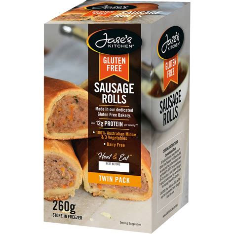 Calories In Jasess Kitchen Gluten Free Sausage Rolls Calcount