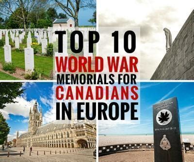 Top 10 War Memorials for Canadians in Europe | CheeseWeb