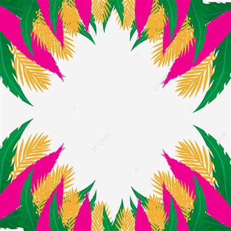 Brazilian Carnival Vector PNG Images Leaves Brazilian Carnival Border