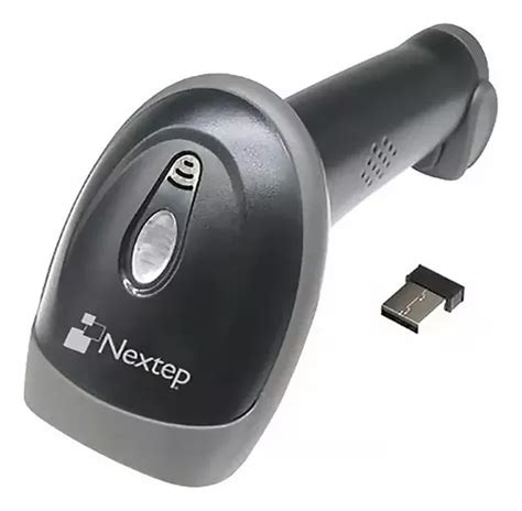 Lector De Códigos De Barra Y Qr Nextep Inalámbrico 1d V Color Negro Tipo De Conector Del Cable Usb