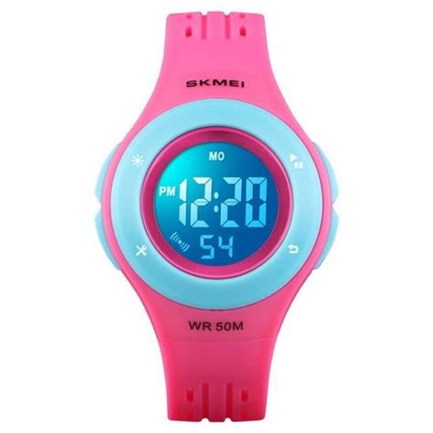 Sharphy Montre Enfant Fille De Marque Sport Etanche Numerique Led Watch