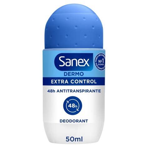 Desodorante Roll On Dermo Extra Control 48h PH Balance Sanex 50 Ml