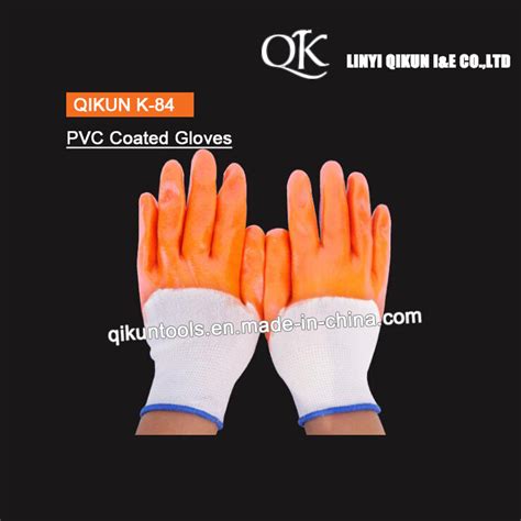 K 84 Polyester Nylon PVC Coated Working Labor Protect Safety Industrial