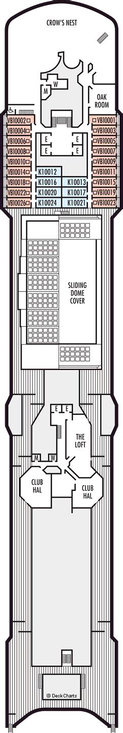 Holland America Noordam Deck Plans: Ship Layout, Staterooms & Map ...