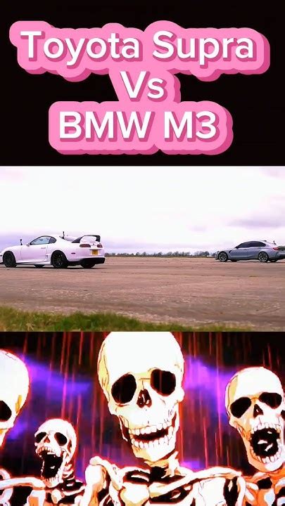 Toyota Supra⚡🪫 Vs Bmw M3 Wait For End 🤯 🔚 Troll Face Edit 👀😤 Youtube