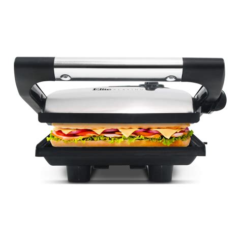 Elite Gourmet Epn Electric Panini Grill Contact Grill Manual