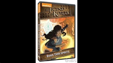 The Legend Of Korra Book Spirits Dvd Review Youtube