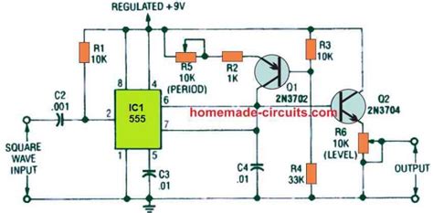 7 Easy Sawtooth Waveform Generator Circuits using UJT, IC 555, and ...