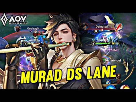 Aov Murad Gameplay Murad Ds Lane Arena Of Valor Youtube