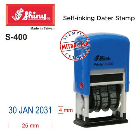 Jual Stempel Shiny S 400 Stempel Tanggal S400 Tipe S 400 Shopee