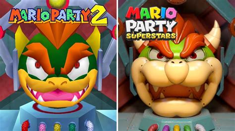 Mario Party Superstars Vs Mario Party 2 All Minigames Comparison N64 Vs Switch Youtube