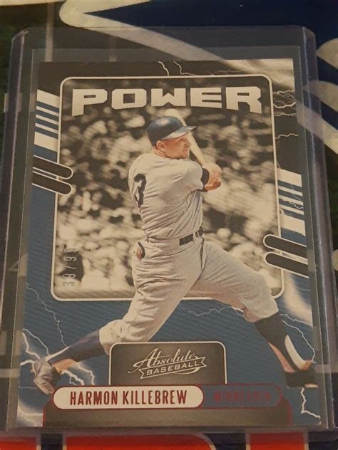 Panini Absolute Baseball Harmon Killebrew Power Insert Red Foil