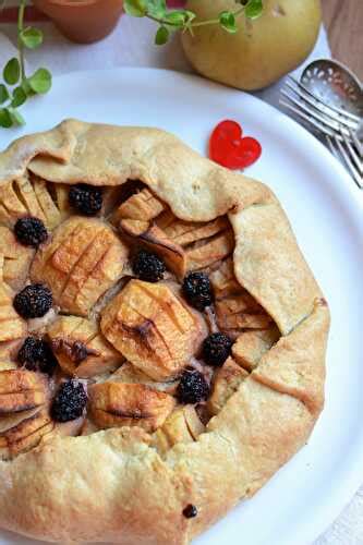 Tarte rustique pommes mûres de Hum ça sent bon et ses recettes de