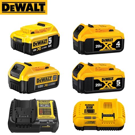 DEWALT Oryginalny Adowarka Akumulator W Litowych XR 18V 20V 4AH 5AH