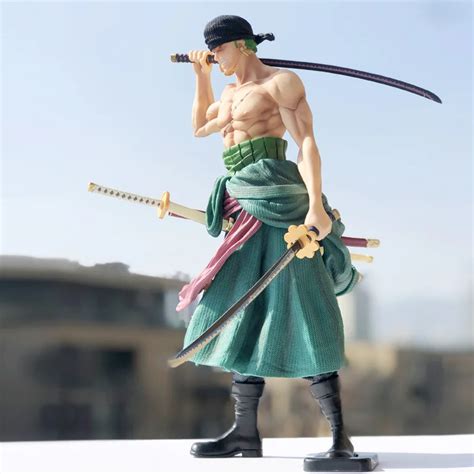 Anime One Piece Roronoa Zoro Naked Torso Action Pvc Figure Model Desk