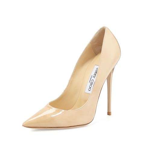 Jimmy Choo Anouk Patent Leather Pump Meghan Maven