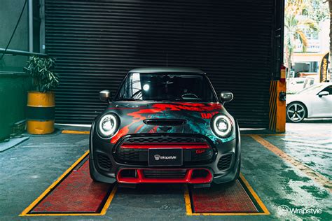 Mini John Cooper Works GP Batman Wrap WrapStyle