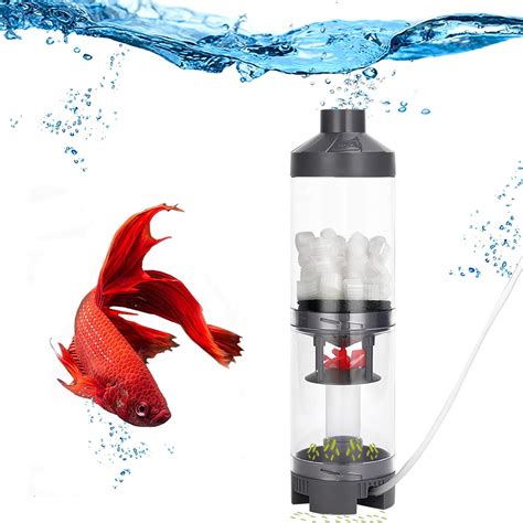 Seven Master Aquarium Fluidized Moving Bed Filter Fish Tank Bubble Bio