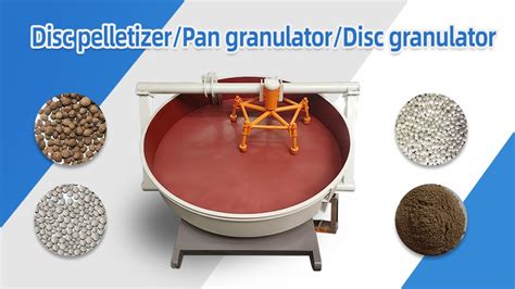 Disc Pelletizer Pan Granulator Disc Granulator Youtube