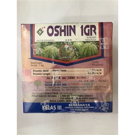 Racun Serangga Tembikai Halex Oshin 1 0 Granules Shopee Malaysia