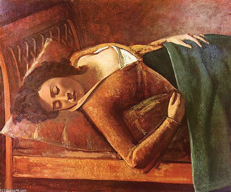 Menina Adormecida Por Balthus Balthasar Klossowski 1908 2001 France