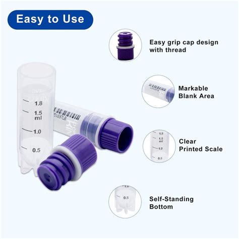 Ml External Internal Thread Cryovials Manufacturers And Suppliers