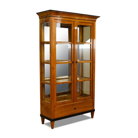 Biedermeier Stil Vitrine Kirschbaum Antik Shop De Studio F R