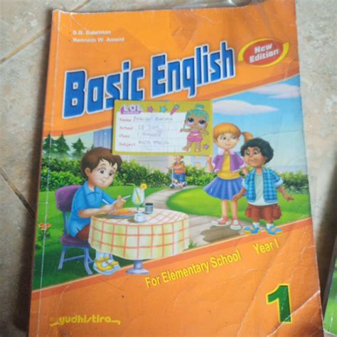 Jual BUKU BEKAS Basic English Kelas 1 Yudistira Shopee Indonesia