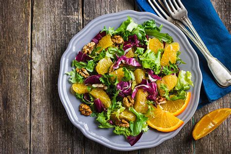 Radicchio Orangen Salat Rezept Gesund Co At