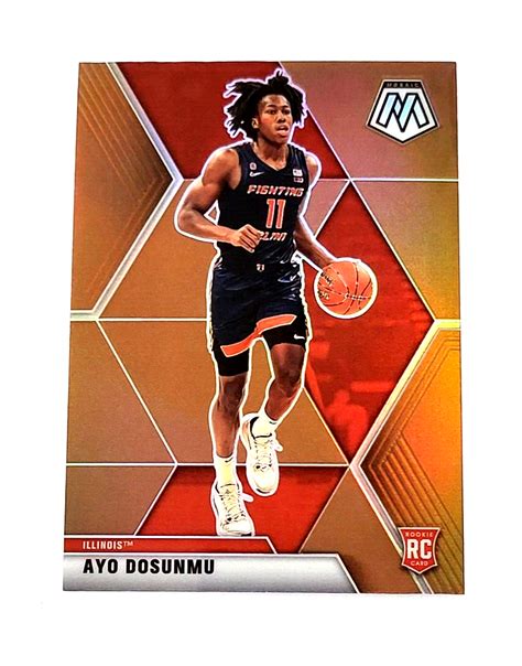 2021 Panini Chronicles Mosaic AYO DOSUNMU RC 269 Bulls ROOKIE CARD