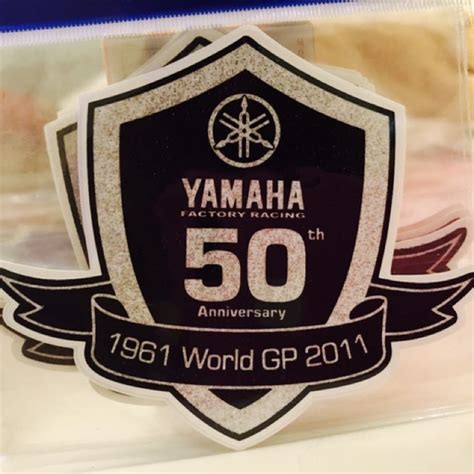 Yamaha 50th Anniversary Sticker Car Accessories On Carousell