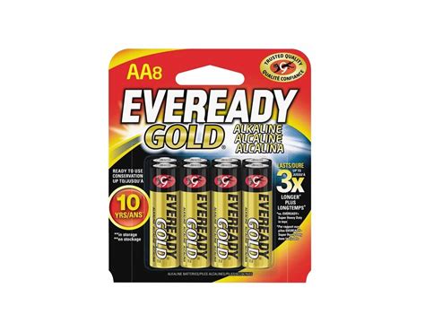 Eveready Gold 8 AA Alkaline Battery A91BP8 Myaeon2go