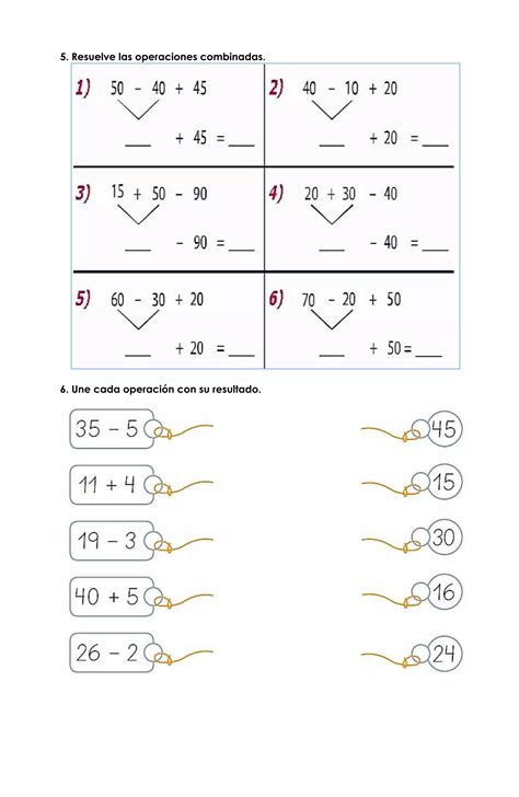 1° Matemáticas Guia 1 Adición Y Sustraccion Pdf