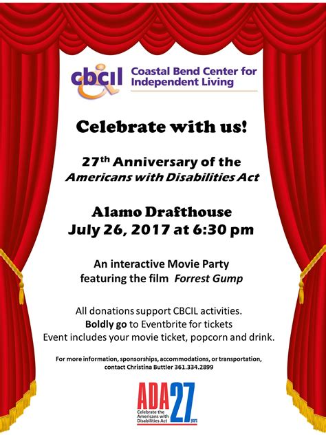 Cbcil’s Celebration Of The Ada’s 27th Anniversary Coastal Bend Center For Independent Living