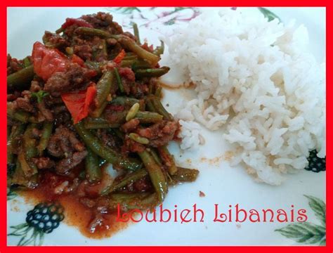 Loubieh Libanais Ragout Aux Haricots Verts Oranges Et Epices