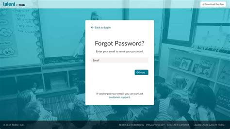 The New Forgot Password Screen With An Easy Way To Contact Support