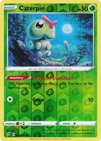 Caterpie 001 192 Common Reverse Holo Español HunterCard TCG