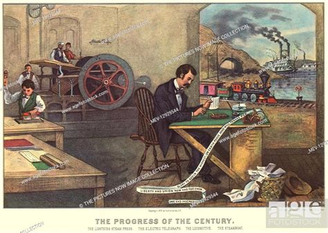 Nineteenth Century Inventions, Stock Photo, Picture And Rights Managed ...