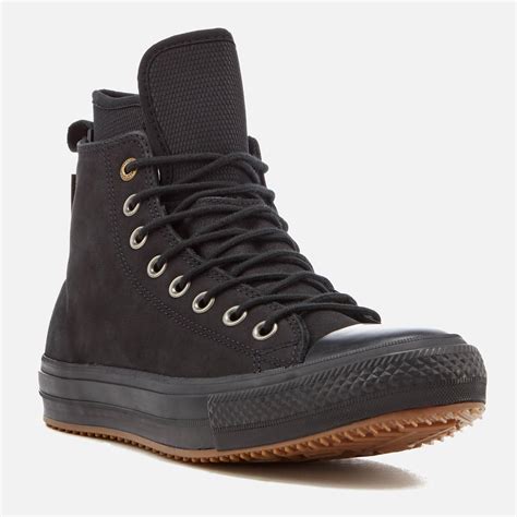 Converse Leather Chuck Taylor All Star Waterproof Boots in Black for ...