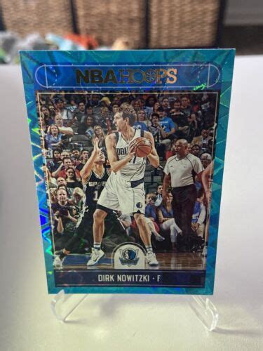 2017 18 Panini NBA Hoops Teal Explosion 123 Dirk Nowitzki For Sale