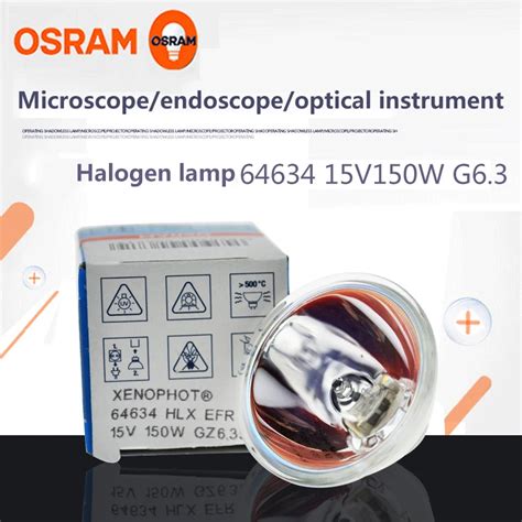 Pcs Osram Hlx Efr V W Cold Light Source Halogen Lamp Cup