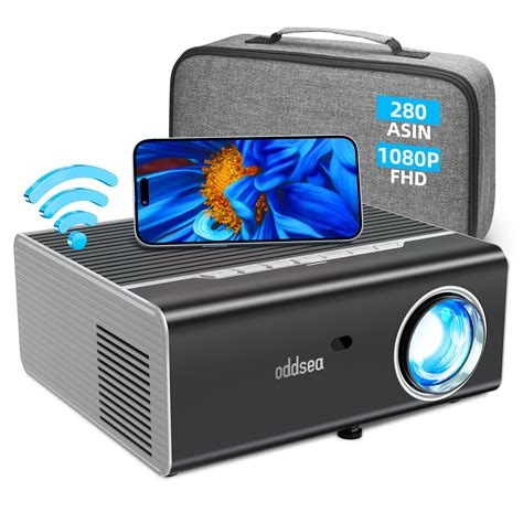 Oddsea Portable Projector With Wifi Native P Home Theater