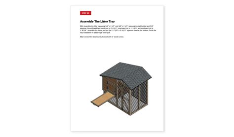 4x6 Medium Chicken Coop Plans For 10 Chickens Easy Coops™