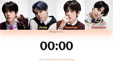 BTS 방탄소년단 00 00 Zero O Clock Color Coded Lyrics Eng Rom Han 가사