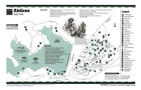 Abilene State Park Map - San Antonio Map