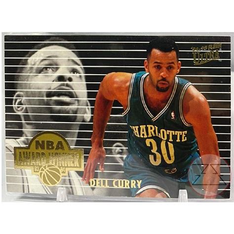 Dell Curry 1994 95 Fleer Ultra Award Winner No 1 Of 4 NBA Card