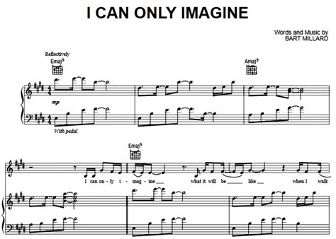 MercyMe I Can Only Imagine Free Sheet Music PDF For Piano The Piano Notes