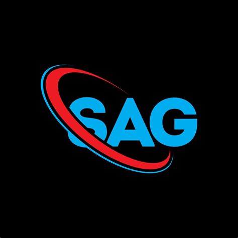 SAG logo. SAG letter. SAG letter logo design. Initials SAG logo linked ...