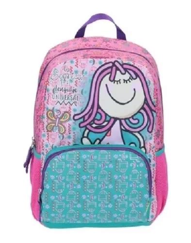 Mochila Escolar Rosa Grande Primaria O Secundaria Chenson Original